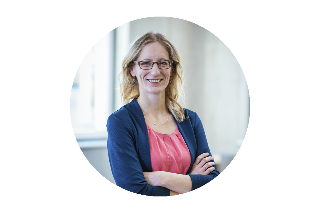 Portrait einer Fachleitung der ROTOP Pharmaka GmbH, Hersteller von Radiopharmaka in Dresden